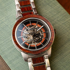 Rosewood Silver Barrel Automatic 46mm