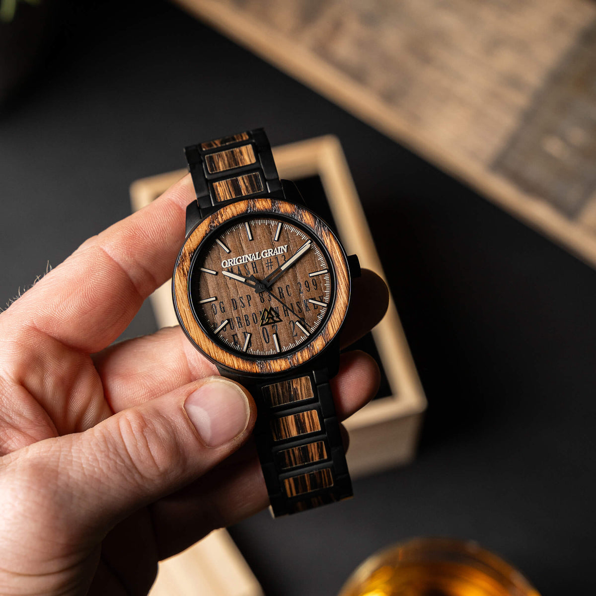 Charred Whiskey Barrel 46mm