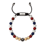 Chicago Cubs Round Macrame Bracelet 8mm