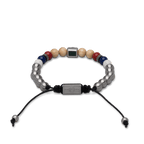 Chicago Cubs Square Macrame Bracelet 8mm