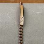 Whiskey Espresso Curb Bracelet