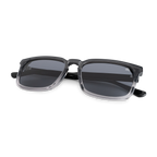 Sunset Grey oak Transparent Black Sunglasses