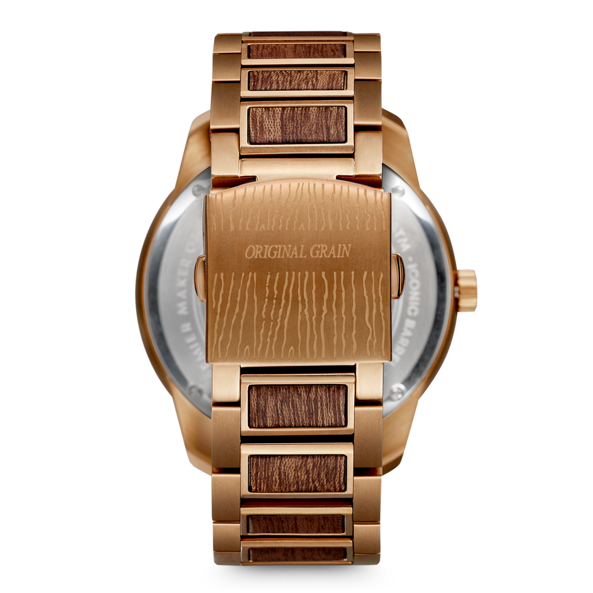 Sapele Teal Dial Bronze Barrel 46mm