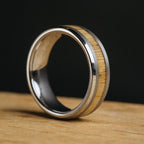 Brewmaster Silver Single Barrel Beveled Ring