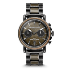 Military Stonewashed Steel Chrono 44mm