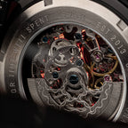 Burlwood Black Rugged Auto 44mm
