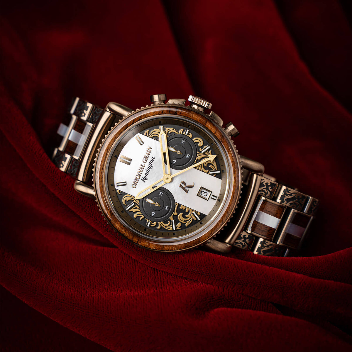 Remington Western Mother of Pearl Chrono 44mm